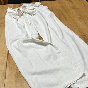 White summer pants